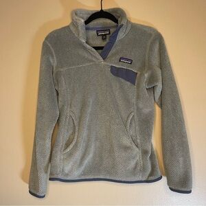 Patagonia Polartec® Thermal Pro® Snap-T Pullover in a soft heathered gray. XS